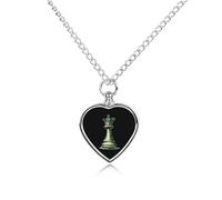Chess Piece King1 Novelty Urn Necklace for Ashes Pet Dog Cremation Jewelry Memorial Keepsake Pendants