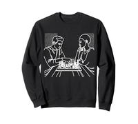 Chess Piece One Line Art Drawing Chess Sweatshirt