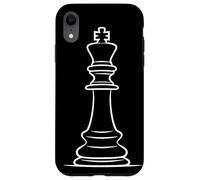 Chess Piece One Line Drawing Case for iPhone XR