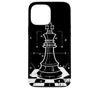 Chess Piece One Line Drawing Tabletop Games Case for iPhone 13 Pro Max