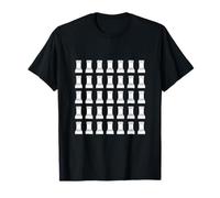 Chess Piece Pattern, Rook Chessboard T-Shirt