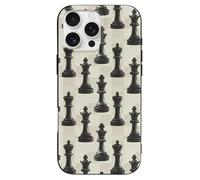 Chess Piece Printed Phone Cover Case Compatible with iPhone 16/16 Plus/16 Pro/16 Pro Max/16 E Funny Lightweight TPU Phones Protector