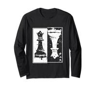 Chess Piece Queen Japanese Aesthetic Mind Sport Game Chess Long Sleeve T-Shirt
