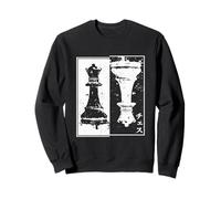 Chess Piece Queen Japanese Aesthetic Mind Sport Game Chess Sweatshirt