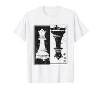 Chess Piece Queen Japanese Aesthetic Mind Sport Game Chess T-Shirt