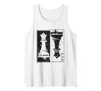 Chess Piece Queen Japanese Aesthetic Mind Sport Game Chess Tank Top