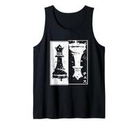 Chess Piece Queen Japanese Aesthetic Mind Sport Game Chess Tank Top
