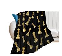 Chess Piece Queen Soft Warm Throw Blanket for Couch Or Bed Luxury Bedroom Decor Giftable Holiday Blankets