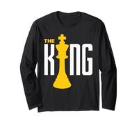 Chess Piece The King Halloween Matching Costume Long Sleeve T-Shirt