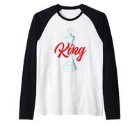 Chess Piece The King Halloween Matching Costume Raglan Baseball Tee