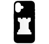 Chess Piece White Rook Chess Club Rook White Chess Castle Case for iPhone 16