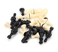 Chess Pieces, 32pcs Plastic Magnetic International Chess Pieces Chess Pieces Set Entertainment Tool for Fun