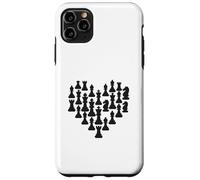 Chess Pieces Heart Shape Enthusiast Love Case for iPhone 11 Pro Max