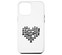 Chess Pieces Heart Shape Enthusiast Love Case for iPhone 12 Pro Max