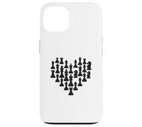 Chess Pieces Heart Shape Enthusiast Love Case for iPhone 13
