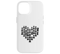 Chess Pieces Heart Shape Enthusiast Love Case for iPhone 14