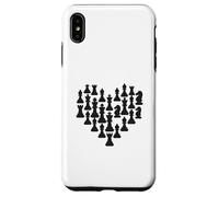 Chess Pieces Heart Shape Enthusiast Love Case for iPhone XS Max