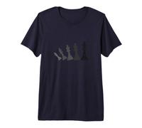 Chess Pieces in Motion Premium T-Shirt