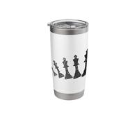Chess Pieces in Motion Stainless Steel Insulated Tumbler