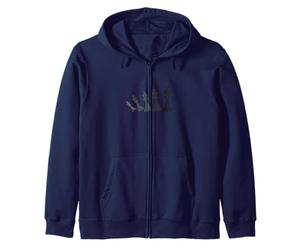 Chess Pieces in Motion Zip Hoodie