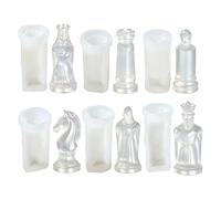 Chess Pieces Mold 6-Piece Easy Release Crafts Tools