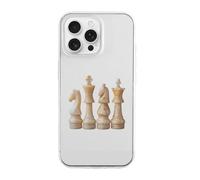 Chess Pieces Phone Case Compatible with iPhone 16 Plus Pro Max Shockproof TPU Protective Cover