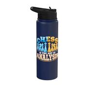 Chess Player - Chess is the Art of Analysis - Chess Stainless Steel Insulated Water Bottle