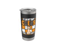 Chess Player - If I Am Not Trout Chess I Think About - Chess Stainless Steel Insulated Tumbler