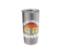 Chess Player I've Got Some Awesome Moves Board Game Stainless Steel Insulated Tumbler