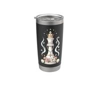 Chess Player Master Coquette Catholic Sacred Vintage Kitsch Stainless Steel Insulated Tumbler