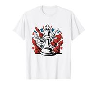 Chess Player Medieval Warrior Strategy Fantasy Humor T-Shirt