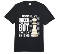 Chess Player - One Queen is Good but Two is Better - Chess Comfort Colors Adult Heavyweight T-Shirt
