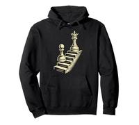 Chess Player Pawn To Queen Journey Pullover Hoodie