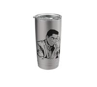Chess Player’s Focused Expression Stainless Steel Insulated Tumbler