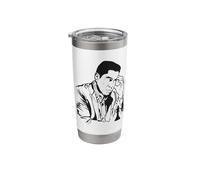 Chess Player’s Focused Expression Stainless Steel Insulated Tumbler