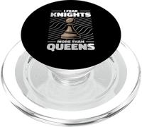 Chess Player Souvenir Pawn Knight Character Fun Tee Chessmen PopSockets PopGrip for MagSafe