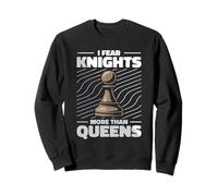 Chess Player Souvenir Pawn Knight Character Fun Tee Chessmen Sweatshirt