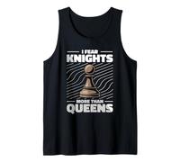 Chess Player Souvenir Pawn Knight Character Fun Tee Chessmen Tank Top