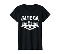Chess Player Strategy Board Game Game On Value Graphic T-Shirt, Women, Black, XS