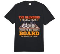 Chess Player - The Blunders are All on The Board - Chess Comfort Colors Adult Heavyweight T-Shirt