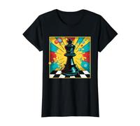 Chess Player The King Chess Lover Value Graphic T-Shirt, Women, Black, XL