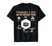 Chess Player Things I Do In My Spare Time Checkmate Funny T-Shirt