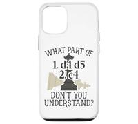 Chess Player What Part Of 1.d4 d5 2.c4 Opening Queens Gambit Case for iPhone 12/12 Pro