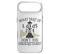 Chess Player What Part Of 1.d4 d5 2.c4 Opening Queens Gambit Case for iPhone Air