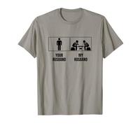 Chess Player Your Husband My Husband Wife Funny Chess T-Shirt