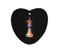 Chess Playing Piece The King Cute Car Air Fresheners Long Lasting Scent Car Mirror Hanging Scented Cards Tablets Love form