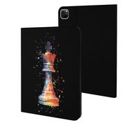 Chess Playing Piece The King Cute Tablet Case Unisex Slim Hard Protective Cover Compatible with iPad 9th/ 8th/ 7th