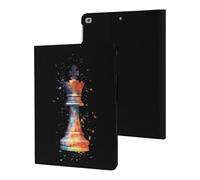 Chess Playing Piece The King Cute Tablet Case Unisex Slim Hard Protective Cover Compatible with iPad 9th/ 8th/ 7th