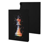 Chess Playing Piece The King Cute Tablet Case Unisex Slim Hard Protective Cover Compatible with iPad 9th/ 8th/ 7th