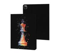 Chess Playing Piece The King Cute Tablet Case Unisex Slim Hard Protective Cover Compatible with iPad 9th/ 8th/ 7th